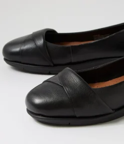 Women SUPERSOFT Comfort|Flats-POSH SU BLACK LEATHER