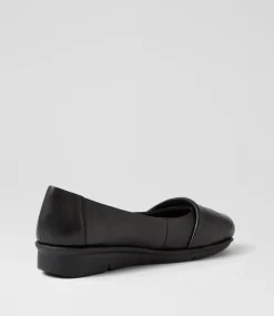 Women SUPERSOFT Comfort|Flats-POSH SU BLACK LEATHER