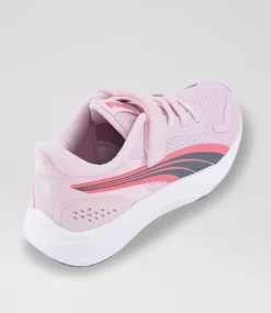 PUMA Sport School Shoes-Pounce Lite Junior Pink White Sneakers
