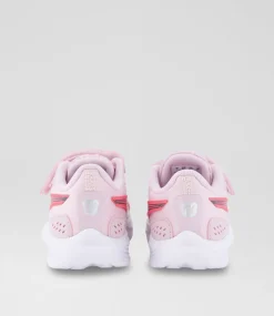 PUMA Sport School Shoes-Pounce Lite Toddler Pink White Sneakers