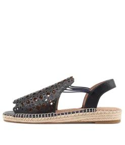 Women SUPERSOFT Comfort|Wedges-Precho Navy Leather Espadrilles