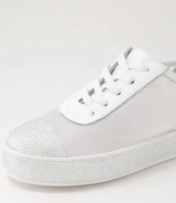 Women TOP END Sneakers-Presno White Mix Sneakers
