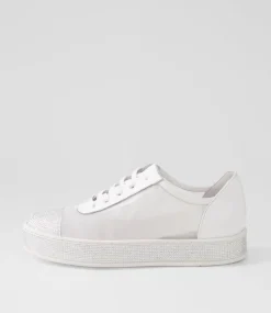Women TOP END Sneakers-Presno White Mix Sneakers