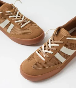 Women I LOVE BILLY Sneakers-Prognosis Tan Microsuede Sneakers