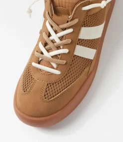 Women I LOVE BILLY Sneakers-Prognosis Tan Microsuede Sneakers