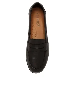 Women SUPERSOFT Comfort|Loafers-PUNIS SU BLACK BLACK SOLE LEATHER