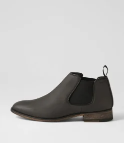 C88 by COLORADO Boots|Casuals-Qita Black Nubuck Chelsea Boots
