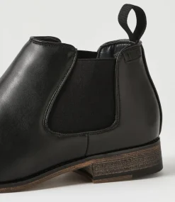 C88 by COLORADO Boots|Casuals-Qita Black Washed Sole Chelsea Boots