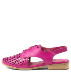 Women I LOVE BILLY Flats-QUIBBLET FUCHSIA SMOOTH