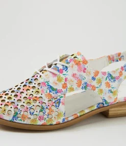 Women I LOVE BILLY Flats-Quibblet White Party Flat Shoes