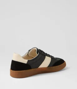 Women DIANA FERRARI Sneakers-Quincy Black Cream Mix Sneakers