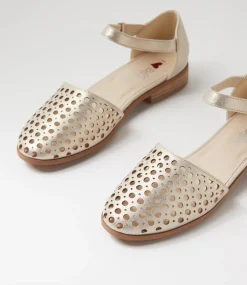 Women I LOVE BILLY Flats-Quotes Champagne Dust Flat Shoes