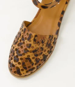 Women I LOVE BILLY Flats-Quotes Leopard Flat Shoes