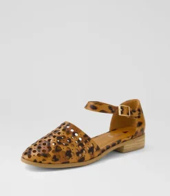 Women I LOVE BILLY Flats-Quotes Leopard Flat Shoes