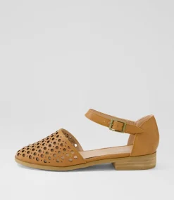Women I LOVE BILLY Flats-Quotes Tan Flat Shoes