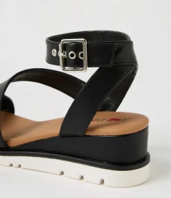 Women I LOVE BILLY Heels|Sandals-Ranan Black Sandals