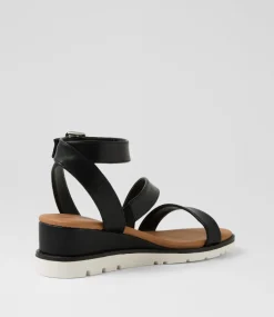 Women I LOVE BILLY Heels|Sandals-Ranan Black Sandals