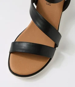 Women I LOVE BILLY Heels|Sandals-Ranan Black Sandals