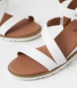 Women I LOVE BILLY Heels|Sandals-Ranan White Sandals