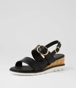 Women I LOVE BILLY Heels|Sandals-Ranchino Black Sandals