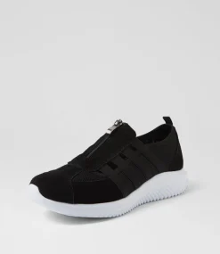 Women I LOVE BILLY Sneakers-Ratcliffy Black Suede Mesh Sneakers