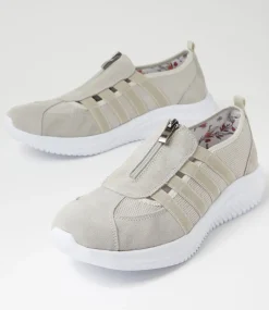 Women I LOVE BILLY Sneakers-Ratcliffy Light Grey Suede Mesh Sneakers
