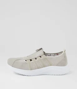 Women I LOVE BILLY Sneakers-Ratcliffy Light Grey Suede Mesh Sneakers