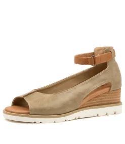 Women I LOVE BILLY Wedges|Heels-RENEY OLIVE-TAN SMOOTH