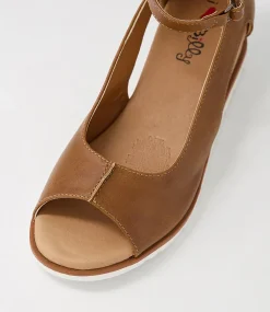 Women I LOVE BILLY Wedges|Heels-Reney Tan Sandals