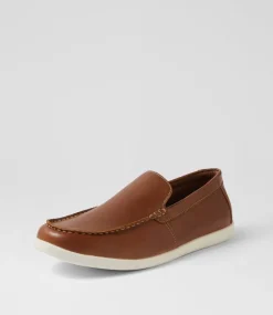 COLORADO Casuals-Reno Light Tan Oiled Leather Flat Shoes