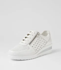 Women SUPERSOFT Comfort|Sneakers-Resepct White Leather Sneakers