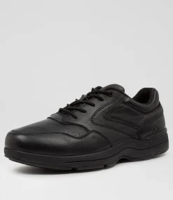 COLORADO Casuals-Reset Lace M Black Leather Lace Up Flats