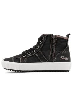 Women BLOWFISH Sneakers-Rev Black Smoked Canvas Sneakers