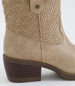 Women BLOWFISH Boots-Ricky Oak Ankle Boots