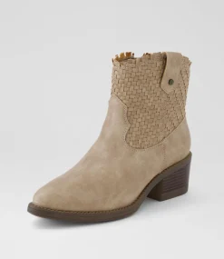 Women BLOWFISH Boots-Ricky Oak Ankle Boots