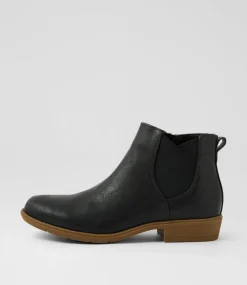 Women I LOVE BILLY Boots-Ricola Black Ankle Boots