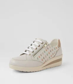 Women SUPERSOFT Comfort|Sneakers-Riki Off White Leather Sneakers