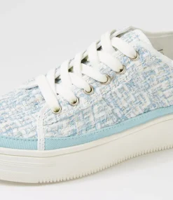 Women I LOVE BILLY Sneakers-Ringa Pale Blue Tweed Sneakers