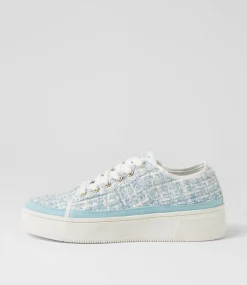 Women I LOVE BILLY Sneakers-Ringa Pale Blue Tweed Sneakers