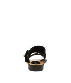 Women TOP END Flats|Sandals-RISA TO BLACK SUEDE