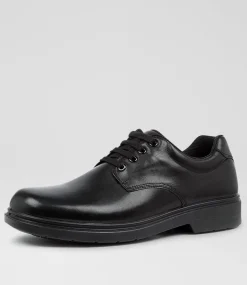 COLORADO Junior School Shoes-ROAR YTH D HALF BLACK