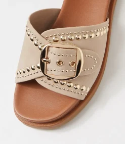 Women I LOVE BILLY Flats|Sandals-Rockkie Almond Sandals