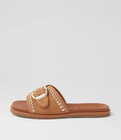 Women I LOVE BILLY Flats|Sandals-Rockkie Tan Sandals