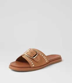 Women I LOVE BILLY Flats|Sandals-Rockkie Tan Sandals