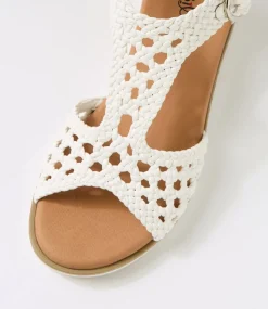 Women I LOVE BILLY Heels|Sandals-Roomer White Sandals