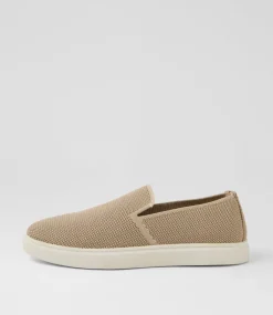 UNCUT Sneakers|Casuals-Row Natural Fabric Sneakers