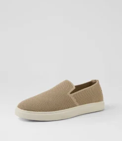 UNCUT Sneakers|Casuals-Row Natural Fabric Sneakers