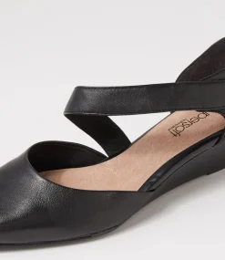 Women SUPERSOFT Comfort|Heels-SAGIE SU BLACK BLACK HEEL LEATHER