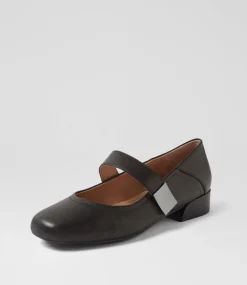 Women SUPERSOFT Comfort|Flats-Saigon Black Leather Flat Shoes