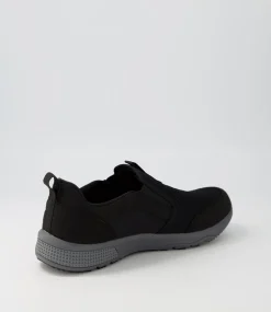COLORADO Sneakers|Casuals-Saka Black Grey Mesh Sneakers